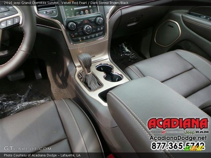 Velvet Red Pearl / Dark Sienna Brown/Black 2016 Jeep Grand Cherokee Summit