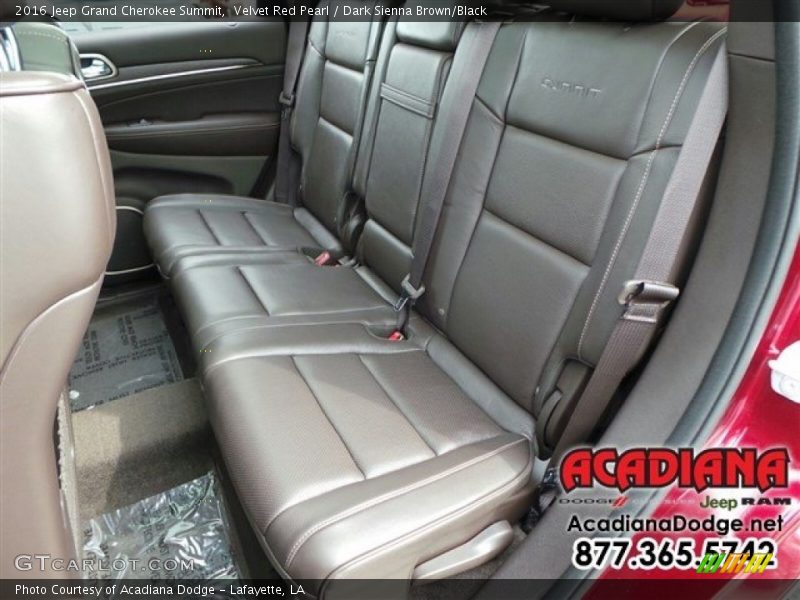 Velvet Red Pearl / Dark Sienna Brown/Black 2016 Jeep Grand Cherokee Summit