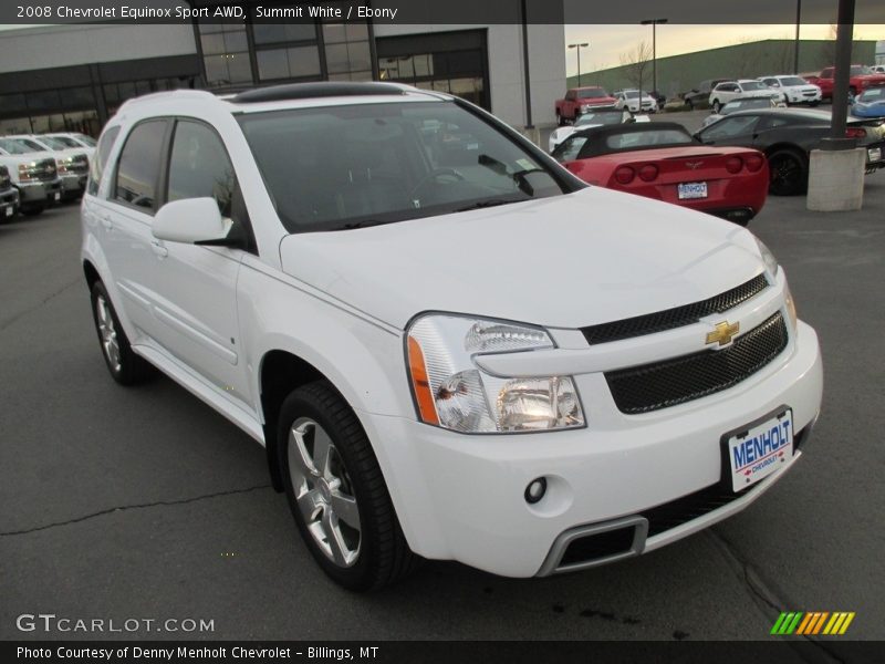 Summit White / Ebony 2008 Chevrolet Equinox Sport AWD