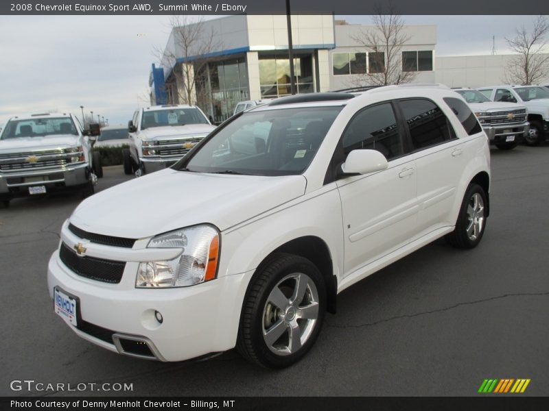 Summit White / Ebony 2008 Chevrolet Equinox Sport AWD