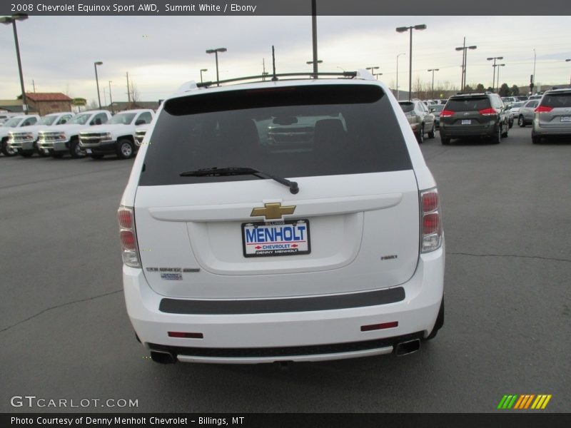 Summit White / Ebony 2008 Chevrolet Equinox Sport AWD