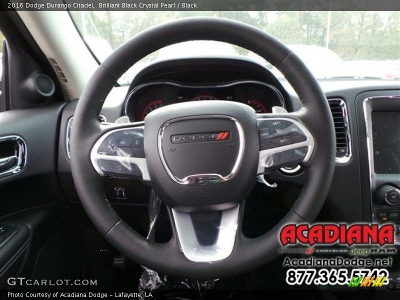 Brilliant Black Crystal Pearl / Black 2016 Dodge Durango Citadel