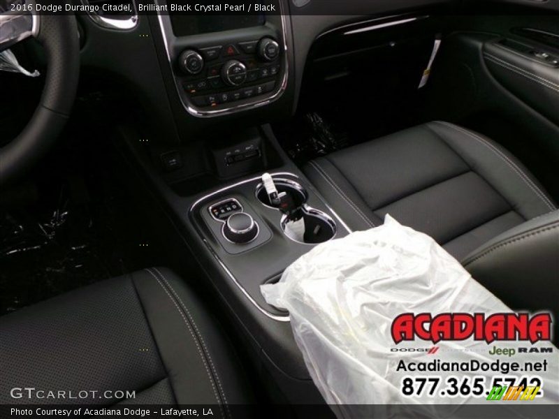 Brilliant Black Crystal Pearl / Black 2016 Dodge Durango Citadel