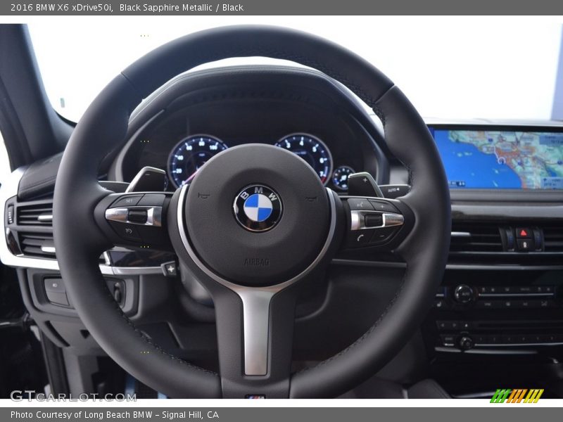 Black Sapphire Metallic / Black 2016 BMW X6 xDrive50i
