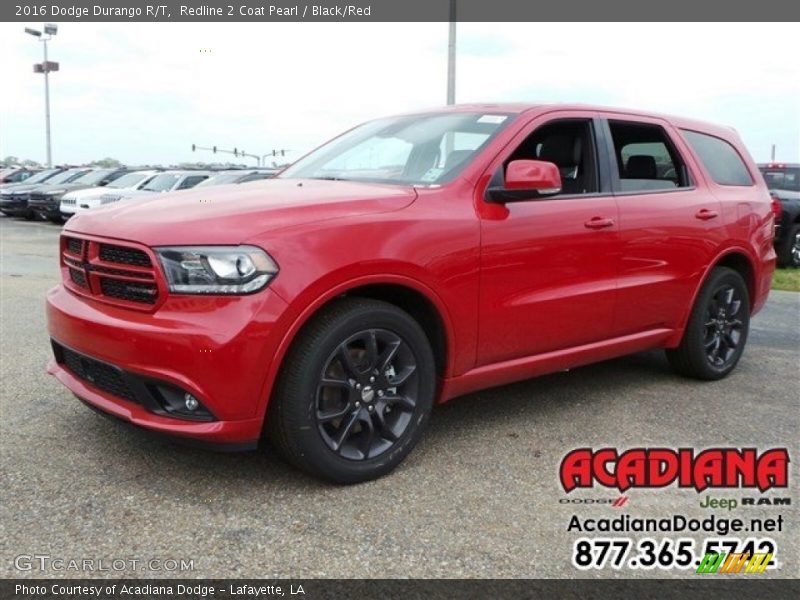 Redline 2 Coat Pearl / Black/Red 2016 Dodge Durango R/T