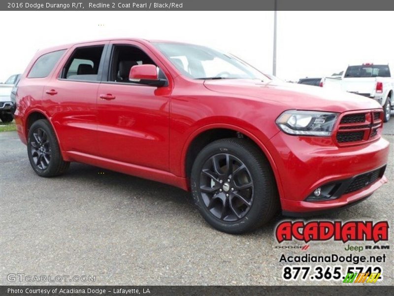 Redline 2 Coat Pearl / Black/Red 2016 Dodge Durango R/T