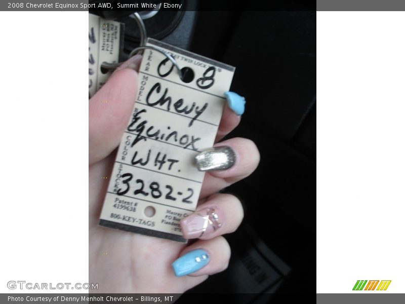 Summit White / Ebony 2008 Chevrolet Equinox Sport AWD