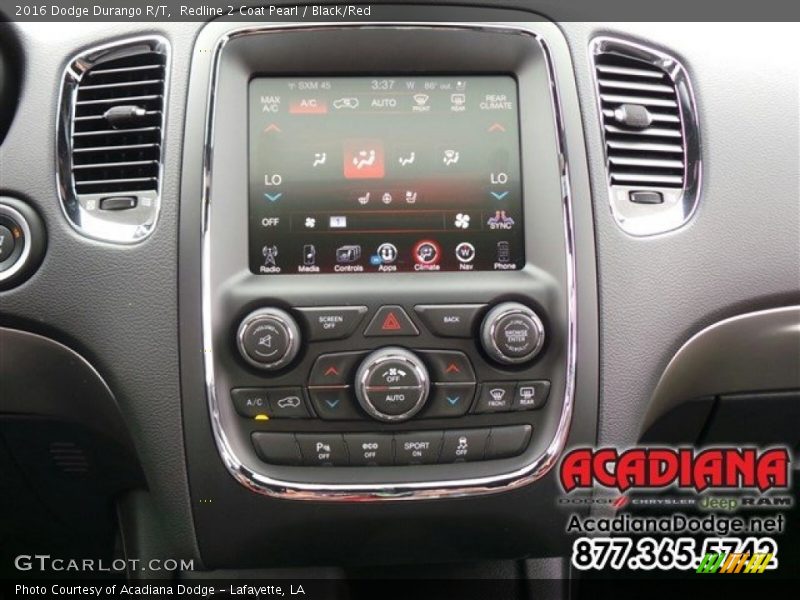 Redline 2 Coat Pearl / Black/Red 2016 Dodge Durango R/T