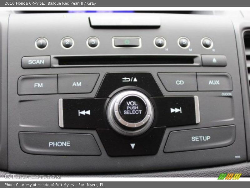 Basque Red Pearl II / Gray 2016 Honda CR-V SE