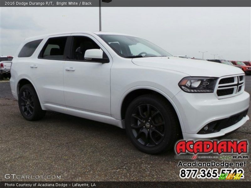 Bright White / Black 2016 Dodge Durango R/T
