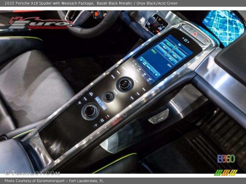 Controls of 2015 918 Spyder with Weissach Package
