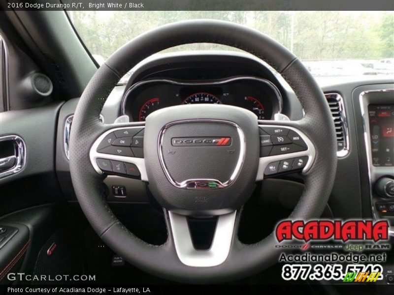 Bright White / Black 2016 Dodge Durango R/T