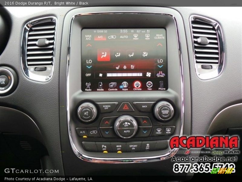 Bright White / Black 2016 Dodge Durango R/T