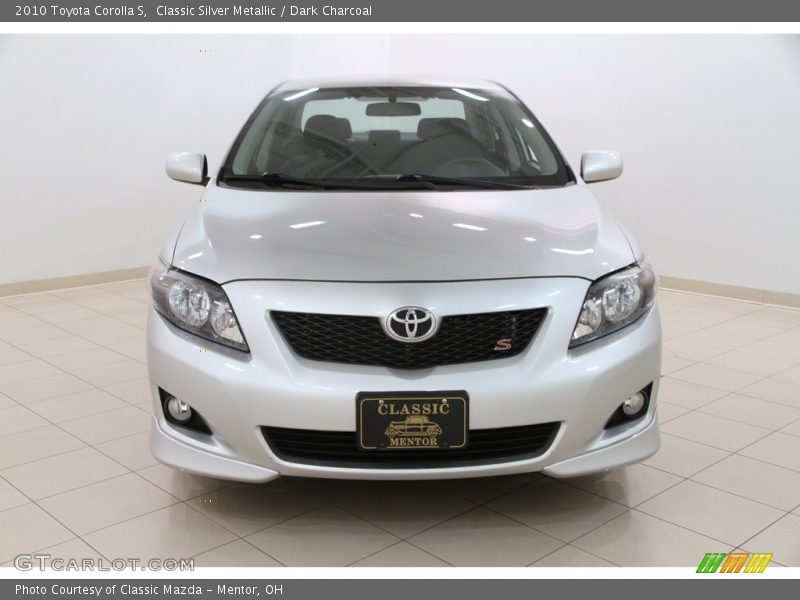 Classic Silver Metallic / Dark Charcoal 2010 Toyota Corolla S