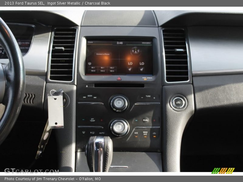 Ingot Silver Metallic / Charcoal Black 2013 Ford Taurus SEL