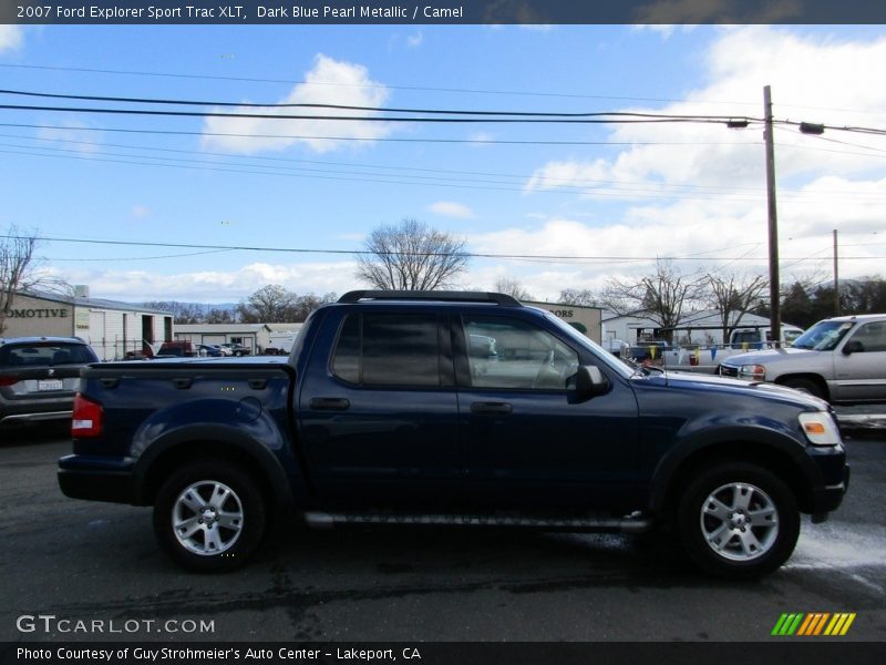 Dark Blue Pearl Metallic / Camel 2007 Ford Explorer Sport Trac XLT