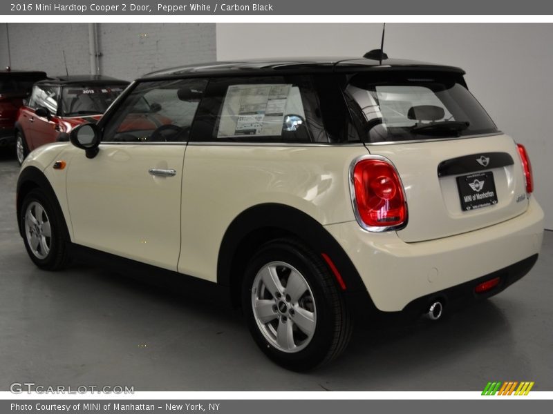 Pepper White / Carbon Black 2016 Mini Hardtop Cooper 2 Door