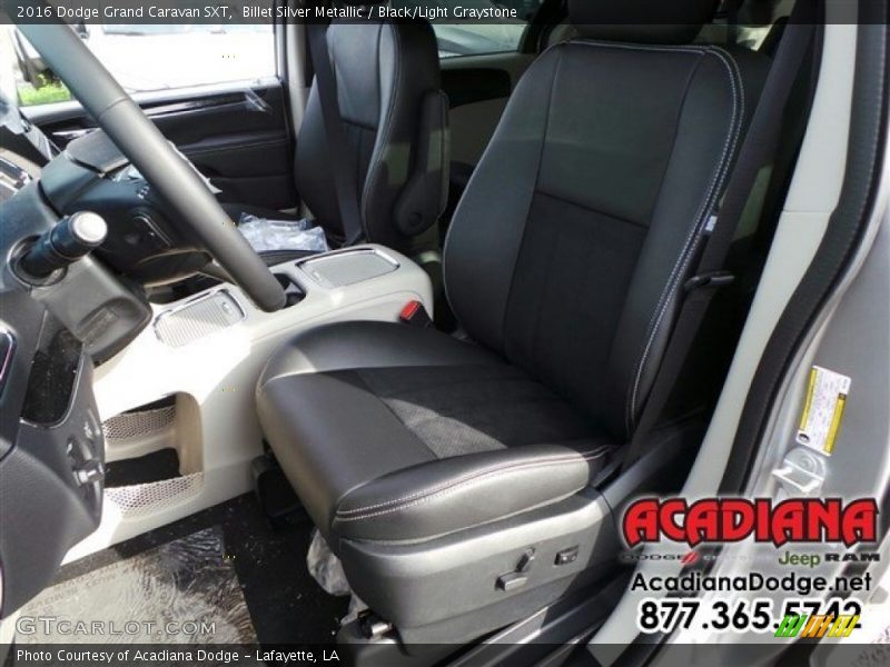 Billet Silver Metallic / Black/Light Graystone 2016 Dodge Grand Caravan SXT