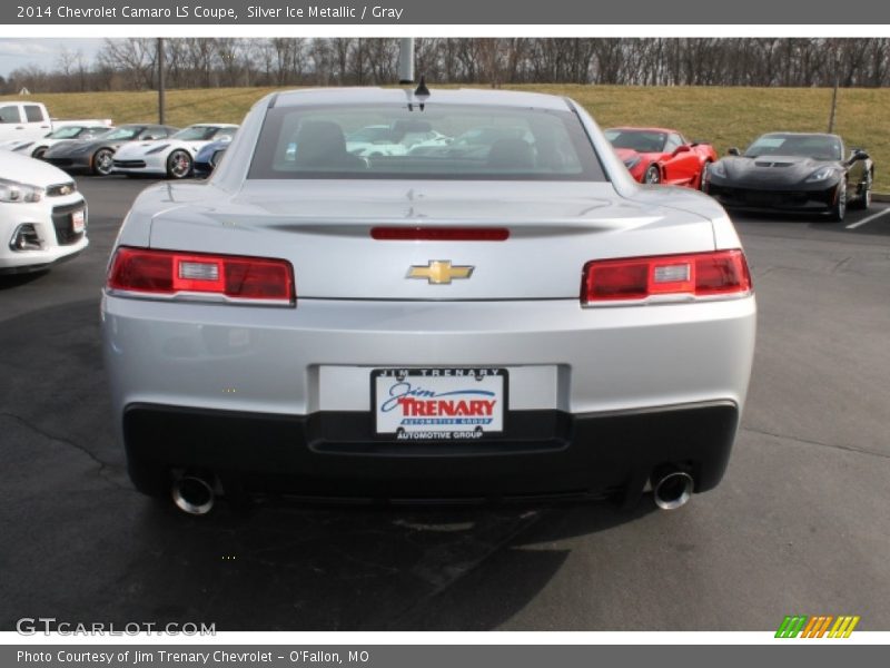 Silver Ice Metallic / Gray 2014 Chevrolet Camaro LS Coupe