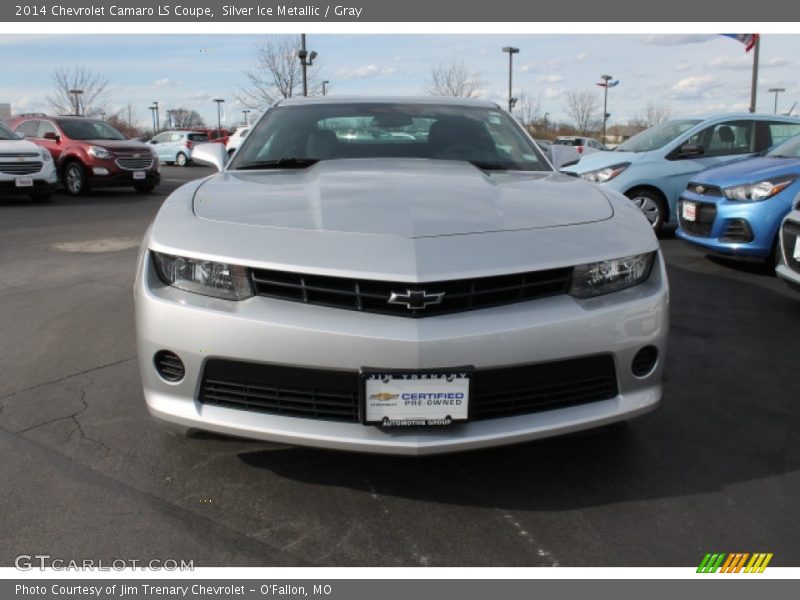 Silver Ice Metallic / Gray 2014 Chevrolet Camaro LS Coupe