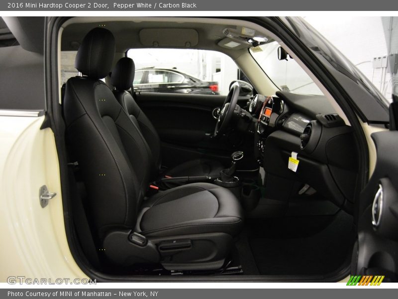 Pepper White / Carbon Black 2016 Mini Hardtop Cooper 2 Door