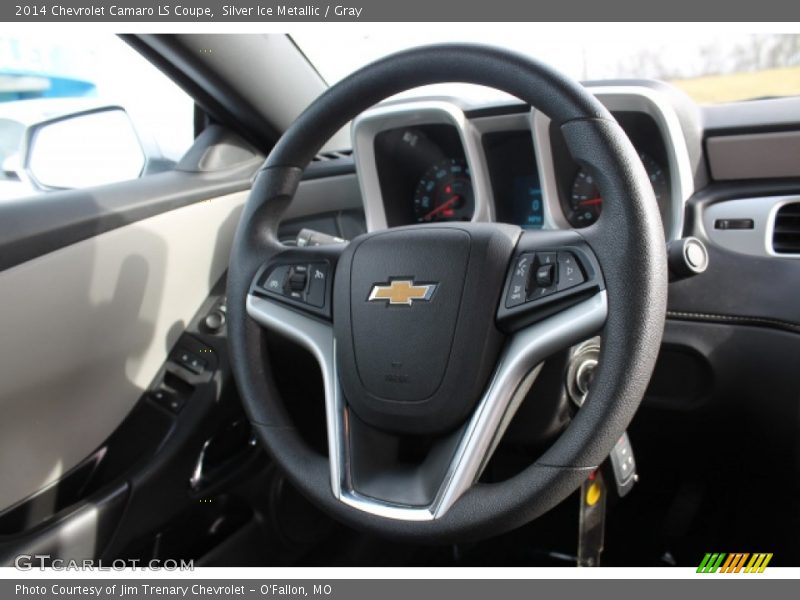 Silver Ice Metallic / Gray 2014 Chevrolet Camaro LS Coupe