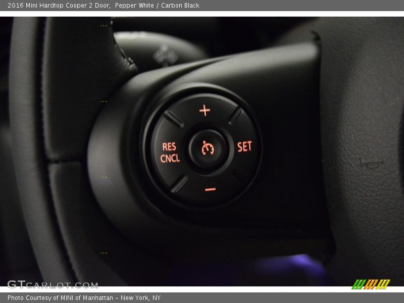 Pepper White / Carbon Black 2016 Mini Hardtop Cooper 2 Door