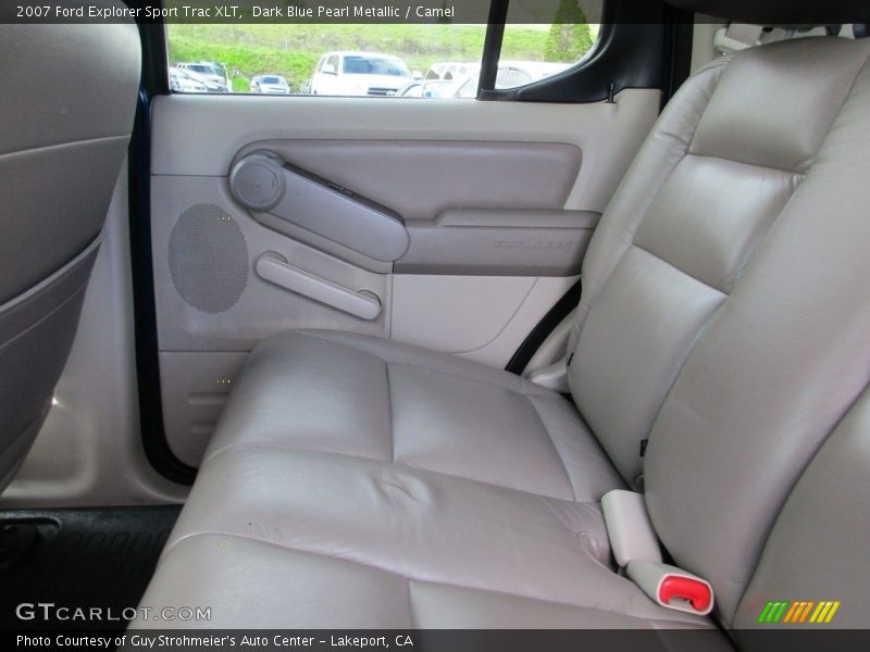 Dark Blue Pearl Metallic / Camel 2007 Ford Explorer Sport Trac XLT