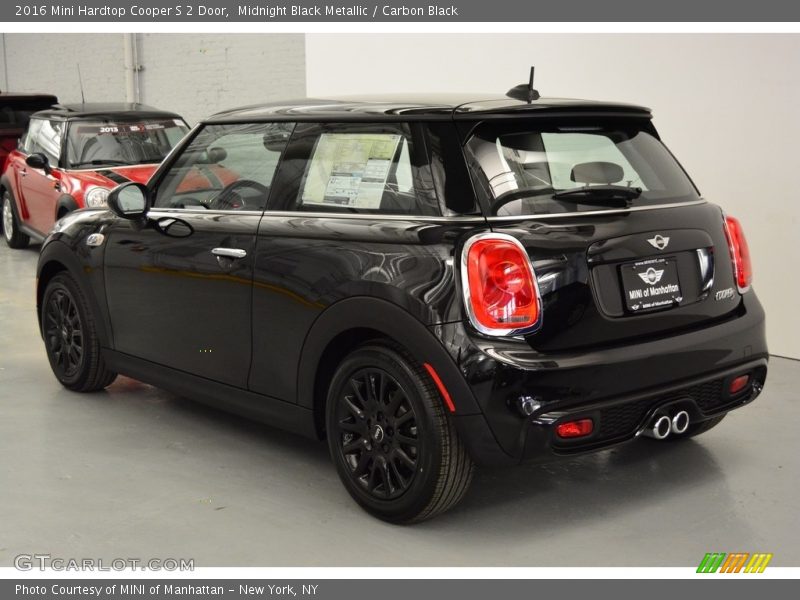 Midnight Black Metallic / Carbon Black 2016 Mini Hardtop Cooper S 2 Door
