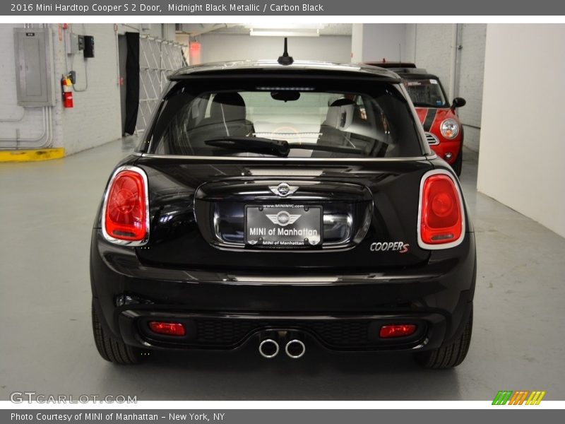 Midnight Black Metallic / Carbon Black 2016 Mini Hardtop Cooper S 2 Door