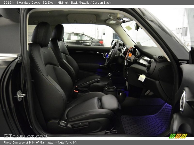 Midnight Black Metallic / Carbon Black 2016 Mini Hardtop Cooper S 2 Door