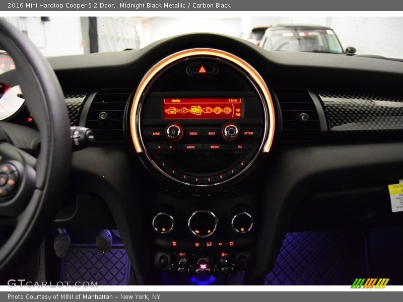 Midnight Black Metallic / Carbon Black 2016 Mini Hardtop Cooper S 2 Door