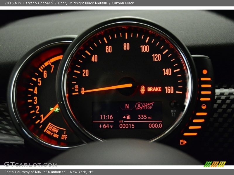 Midnight Black Metallic / Carbon Black 2016 Mini Hardtop Cooper S 2 Door