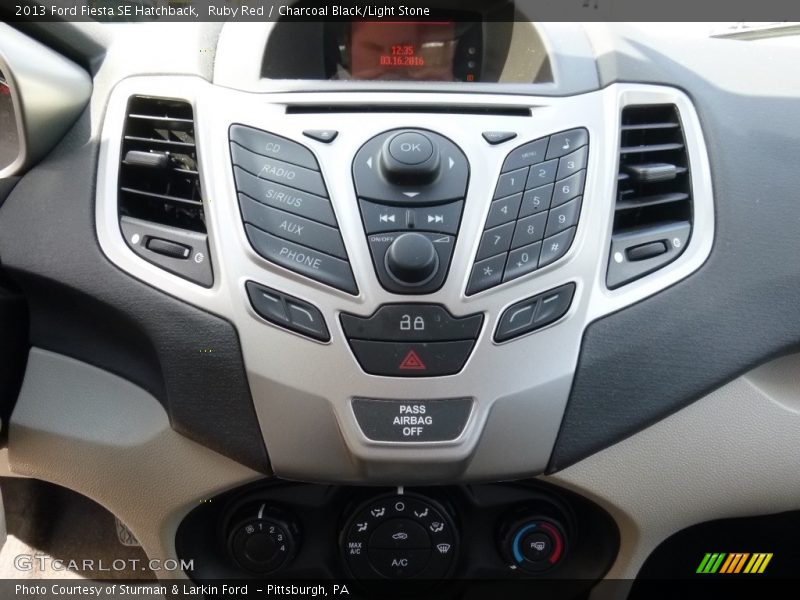 Ruby Red / Charcoal Black/Light Stone 2013 Ford Fiesta SE Hatchback