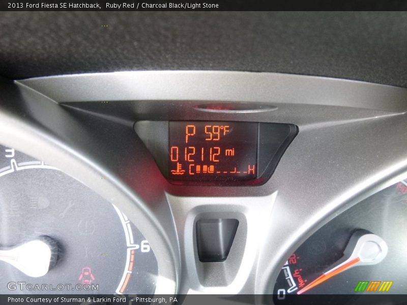 Ruby Red / Charcoal Black/Light Stone 2013 Ford Fiesta SE Hatchback