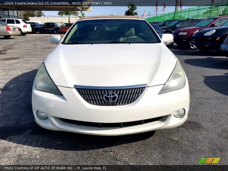 Arctic Frost Pearl / Ivory 2004 Toyota Solara SLE V6 Convertible