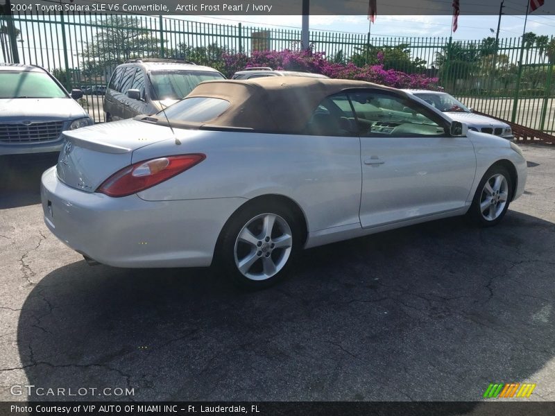 Arctic Frost Pearl / Ivory 2004 Toyota Solara SLE V6 Convertible
