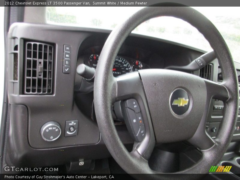 Summit White / Medium Pewter 2012 Chevrolet Express LT 3500 Passenger Van