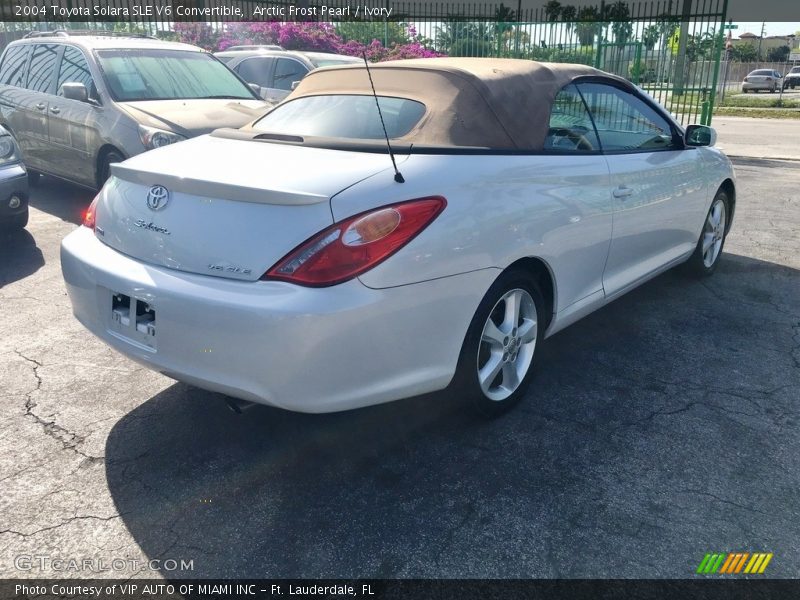 Arctic Frost Pearl / Ivory 2004 Toyota Solara SLE V6 Convertible