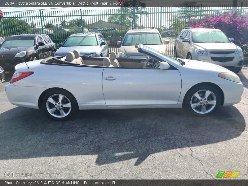 Arctic Frost Pearl / Ivory 2004 Toyota Solara SLE V6 Convertible