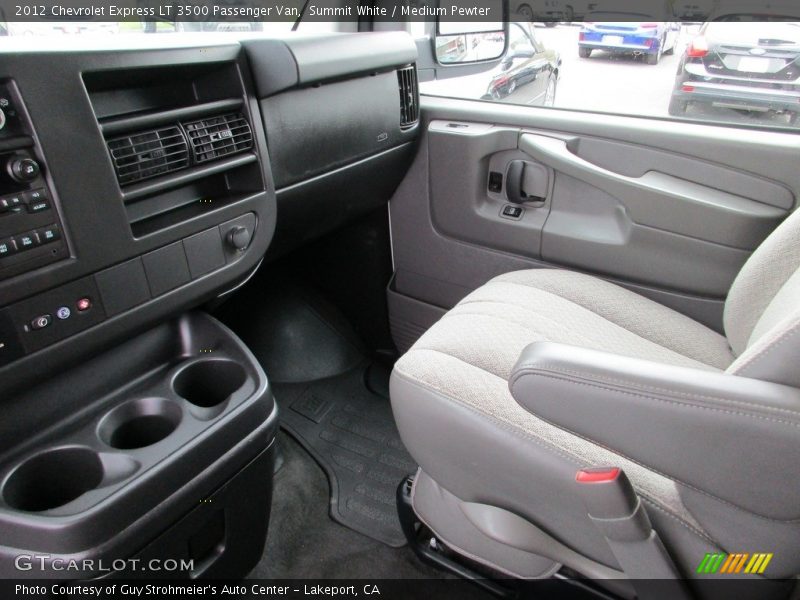 Summit White / Medium Pewter 2012 Chevrolet Express LT 3500 Passenger Van