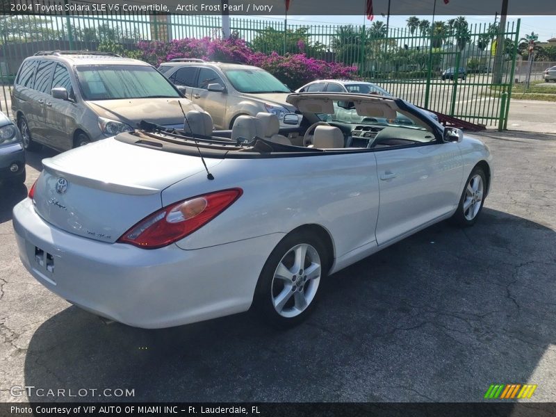 Arctic Frost Pearl / Ivory 2004 Toyota Solara SLE V6 Convertible