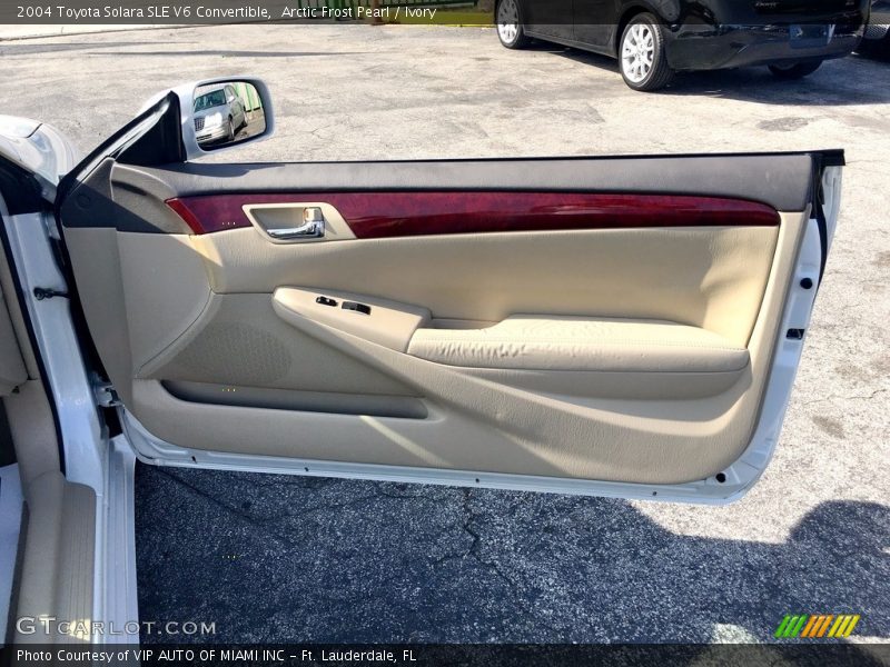 Arctic Frost Pearl / Ivory 2004 Toyota Solara SLE V6 Convertible