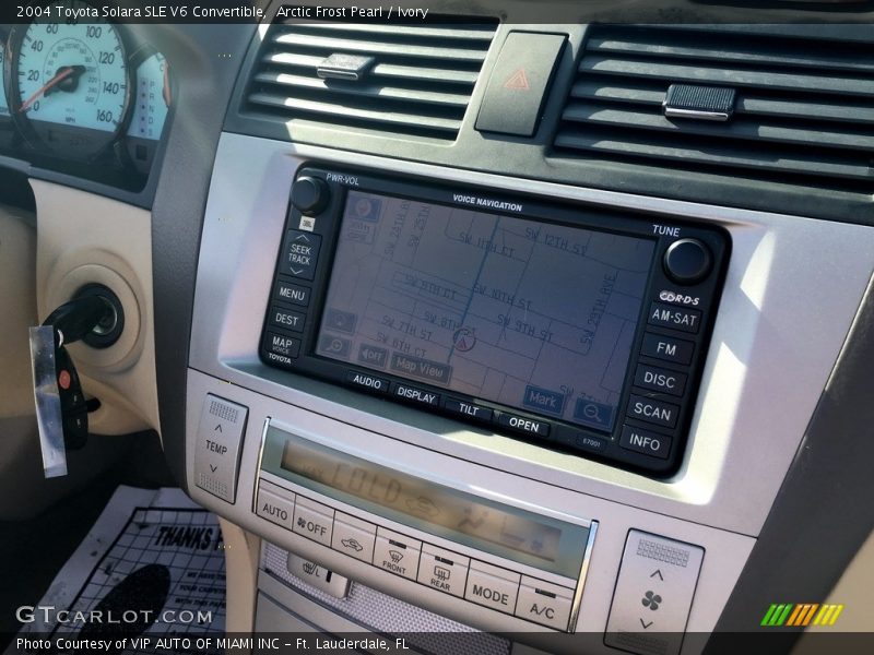 Arctic Frost Pearl / Ivory 2004 Toyota Solara SLE V6 Convertible