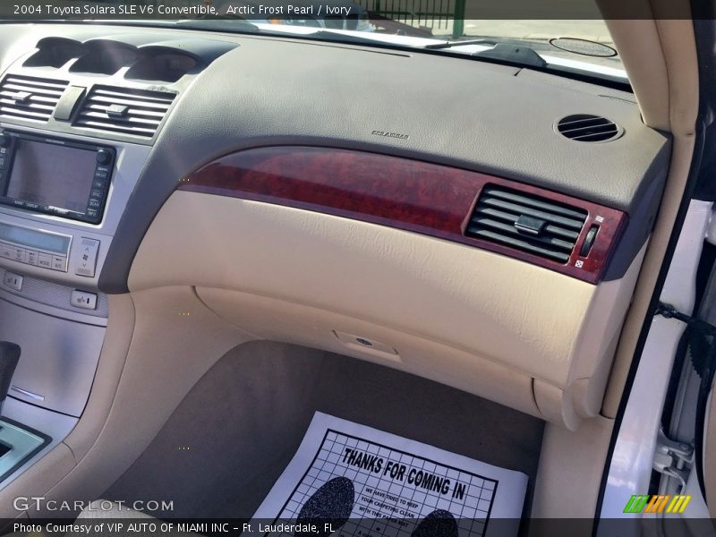 Arctic Frost Pearl / Ivory 2004 Toyota Solara SLE V6 Convertible
