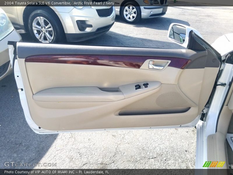 Arctic Frost Pearl / Ivory 2004 Toyota Solara SLE V6 Convertible