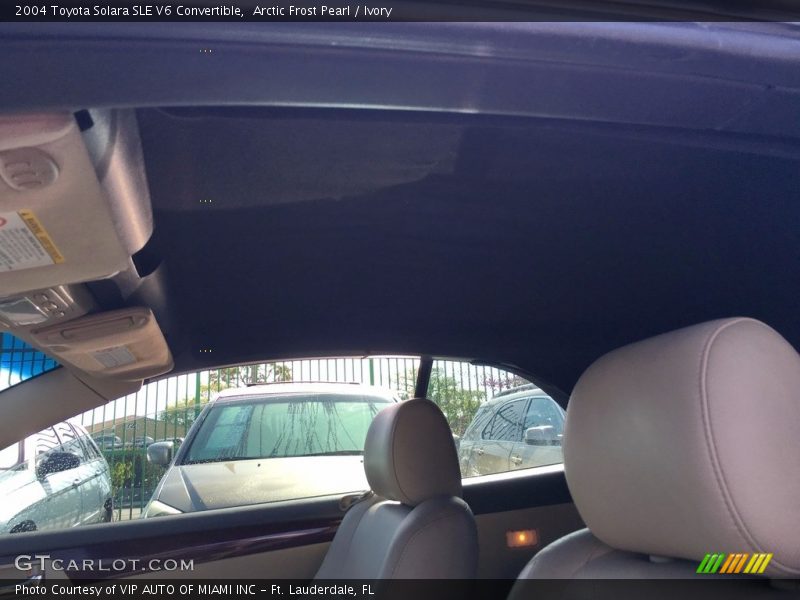 Arctic Frost Pearl / Ivory 2004 Toyota Solara SLE V6 Convertible