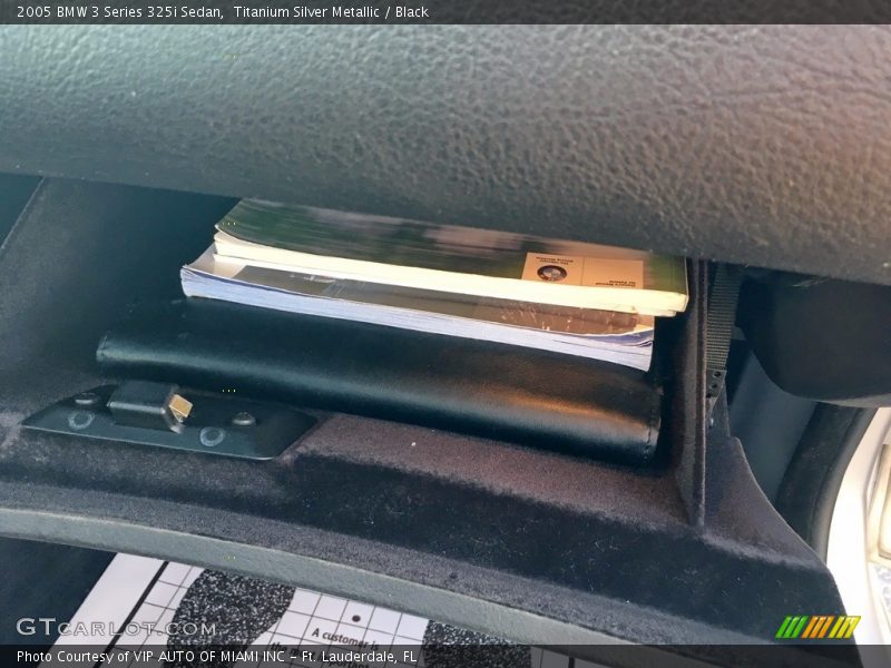 Titanium Silver Metallic / Black 2005 BMW 3 Series 325i Sedan