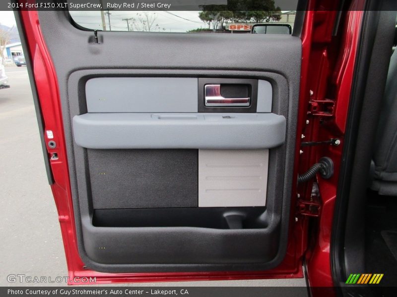 Ruby Red / Steel Grey 2014 Ford F150 XLT SuperCrew
