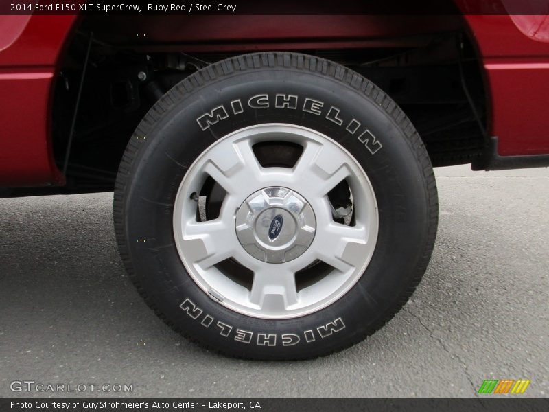 Ruby Red / Steel Grey 2014 Ford F150 XLT SuperCrew